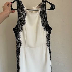 Black and white dress